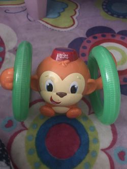 V Tech Running circles sound monkey