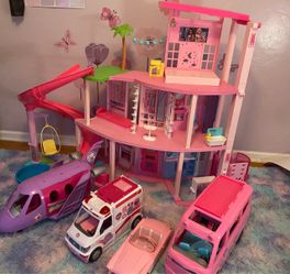 Barbie Dreamhouse with Vehicles Bundle
