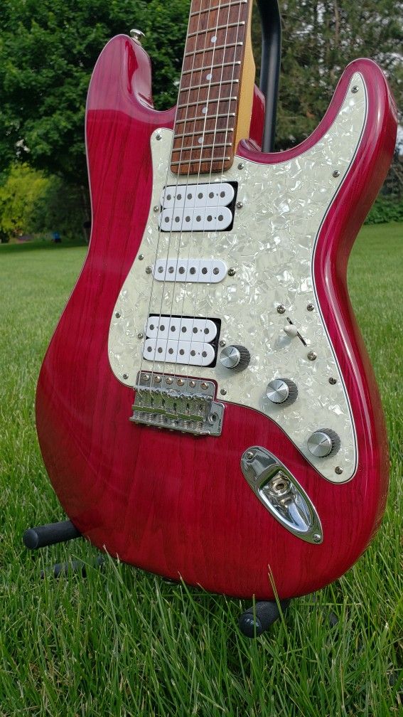 Red Partscaster Electric Guitar FS/FT 