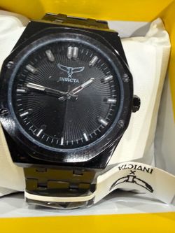 Invicta Black Stainless Steel Watch
