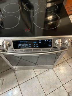 Samsung electric stove range