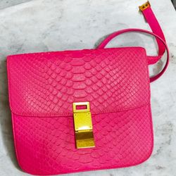 Celine Classic Exotic Leathers Handbag