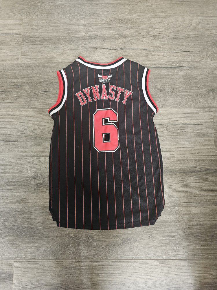 Windy City Chicago Bulls Dynasty Pinstripes Jersey Youth XL for Sale in  Carpentersvle, IL - OfferUp