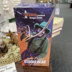 Bobble Head Leon Coffee Houston Rodeo