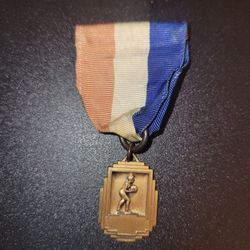 Vintage Basketball Ribbon Award 1960s