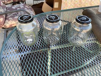 Parthenon Kalamata Olive Glass Jars set of 3