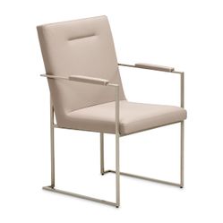Marin Greige Dining Arm Chair