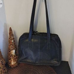 Tignanello Black Leather Purse