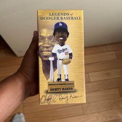 Dusty Baker Legends of Dodger Baseball Bobblehead