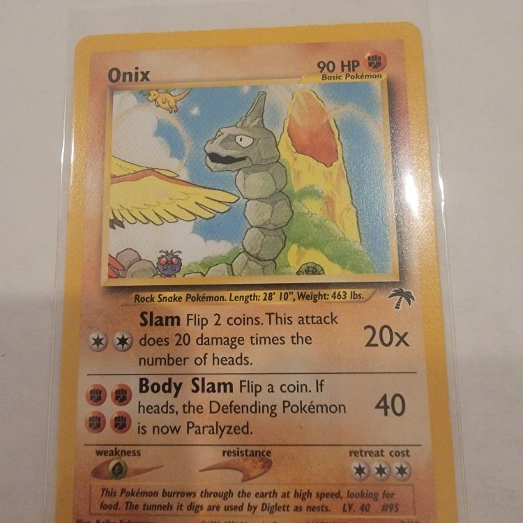 Onix Pokemon Cards