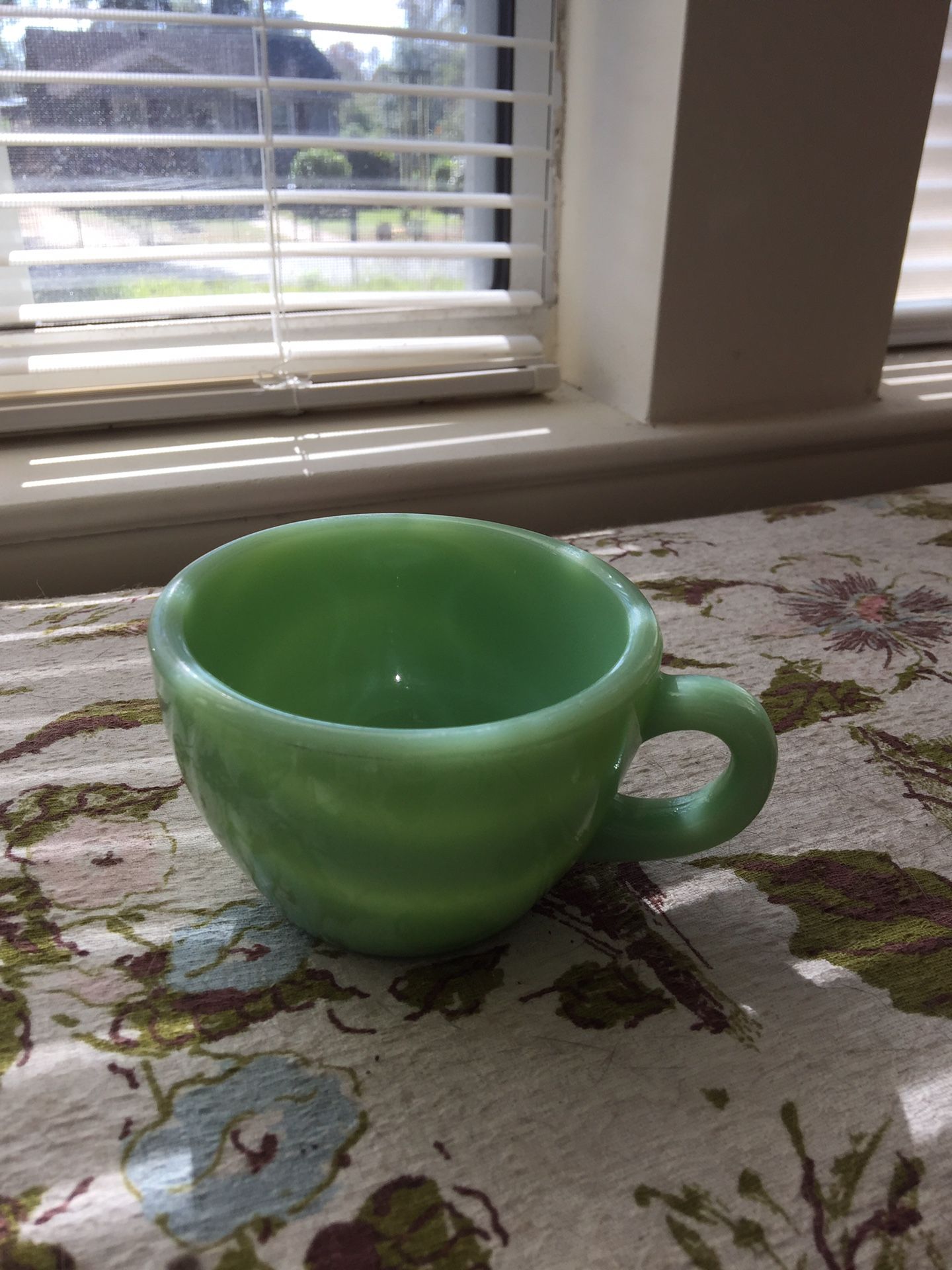 Jadeite restaurant ware cup