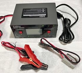 Battery Charger Multi-Voltage 6V/8V/12V/14V/16V/24V for Lead-Acid Batteries