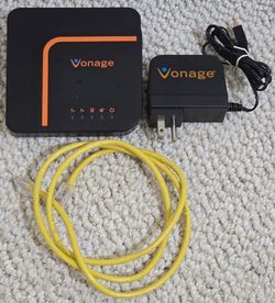 Vonage VDV23-VD Digital Phone Service VoIP Adapter Router with Power Supply