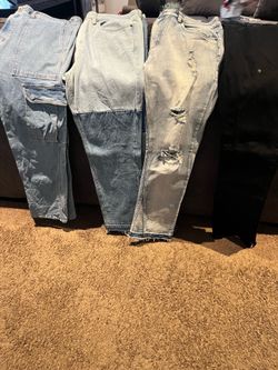 Men’s fashion nova pants size 34, all for $20￼