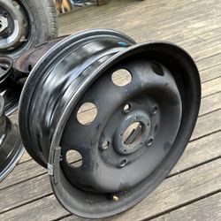 Black 16inch Steel Wheels