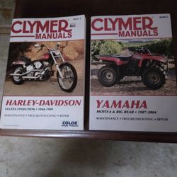 Clymer Manuals 20 Dollars each