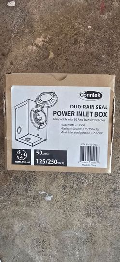 50Amp Power inlet box