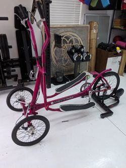 Streetstrider  Sprinter 3r eliptical stationary bike with stand