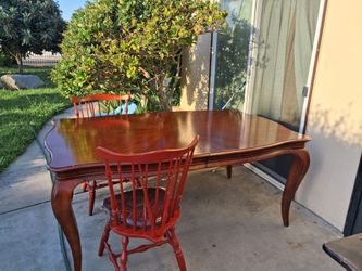 Large table + 6 chairs