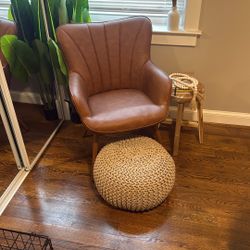 Leather Chair + Barstool