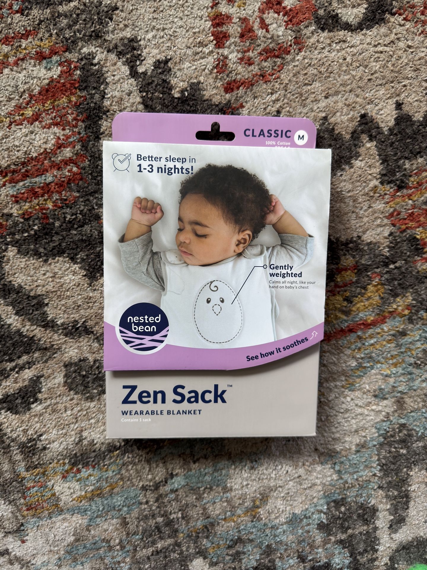 Classic Zen Sack Weighted Blanket For Babies