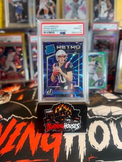 2024 Panini Donruss Rated Rookies Retro Drake Maye #16 PSA 10