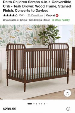 Delta Children Serena 4 in 1 convertible crib