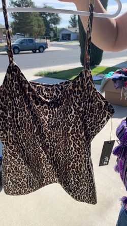 Leopard tank top