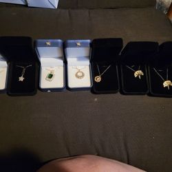 7 Gold Plated Neckalces