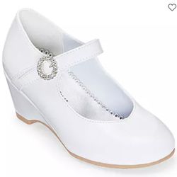 White Girls Shoes Size 3