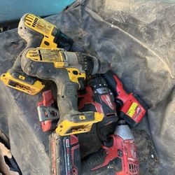Dewalt And Milwaukee 