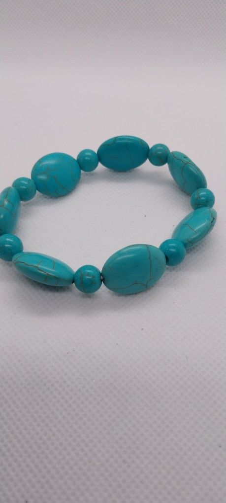 Blue Stretch Bracelet