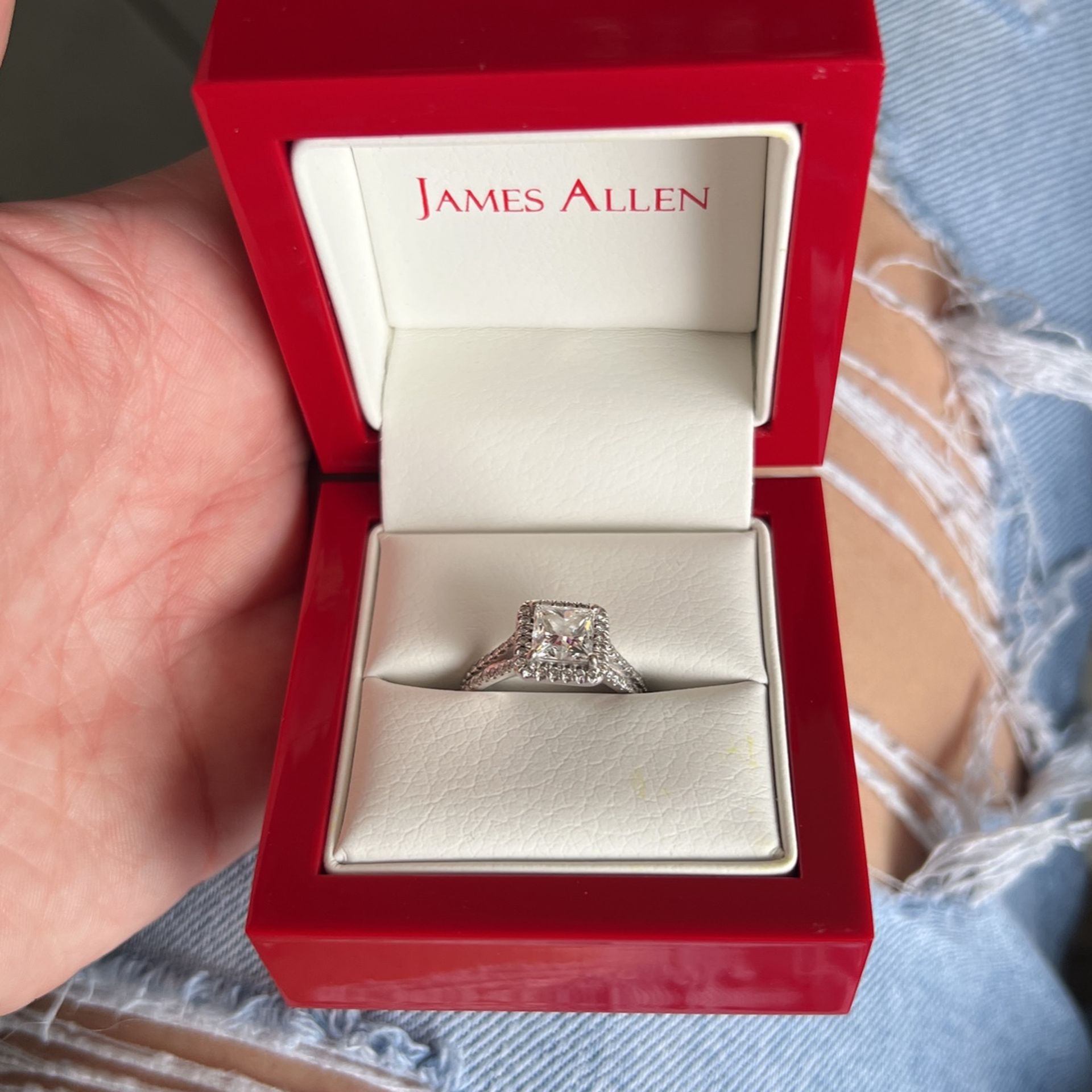 James Allen Engagement Ring Size 7.5