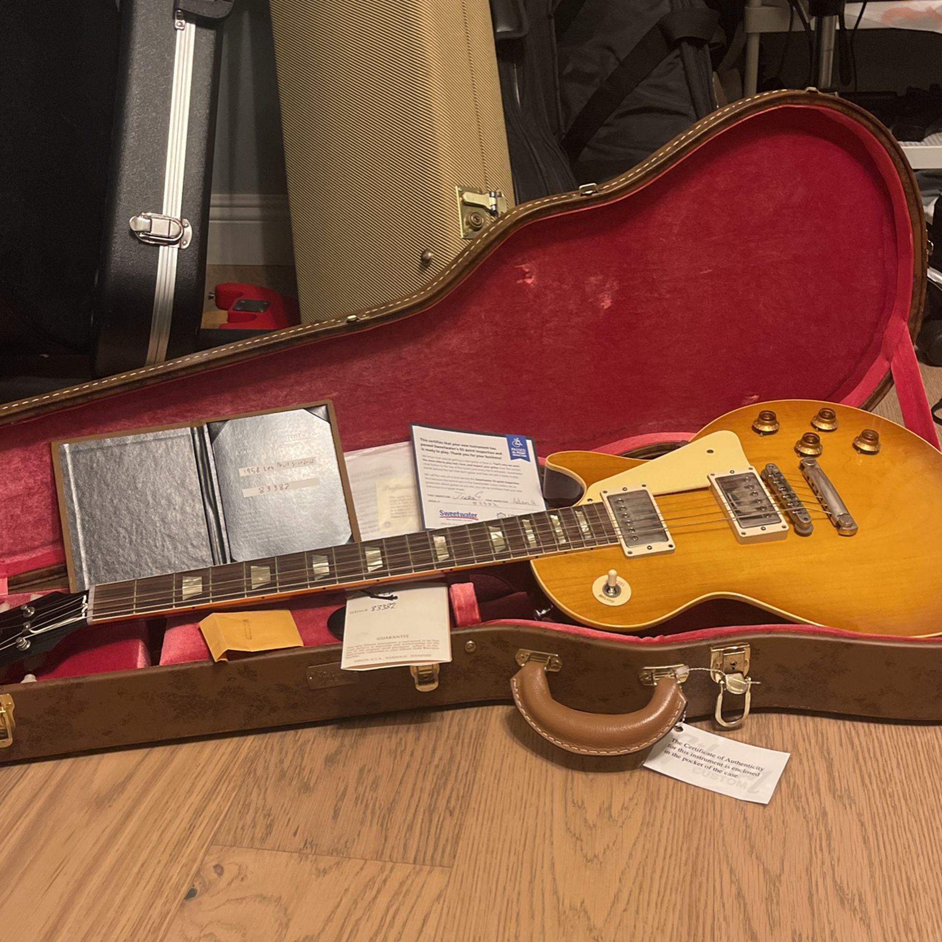 *WILLING TO NEGOTIATE A LOT*2003 Gibson Custom 1958 Les Paul Standard Reissue VOS Electric Guitar - Lemon Burst