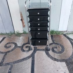6 DRAWER ROLLING CART