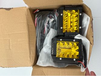 2 LED Flood Lights