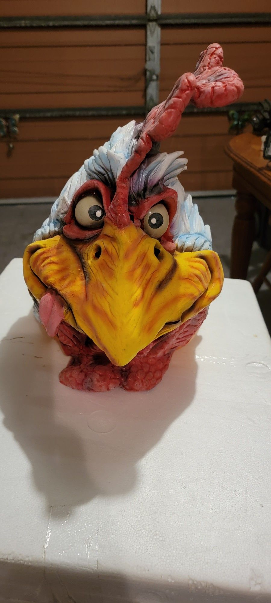 Halloween CHICKEN MASK been In Storage