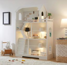 Large Wooden Dollhouse