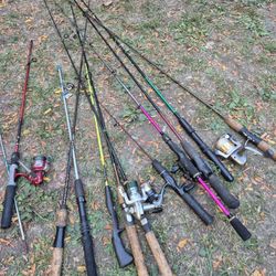 Fishing poles 