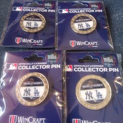 World Series Pins Dodgers Vs. Yankees 