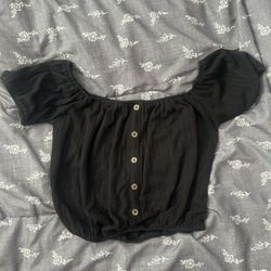 Forever 21 Black Top Size Small
