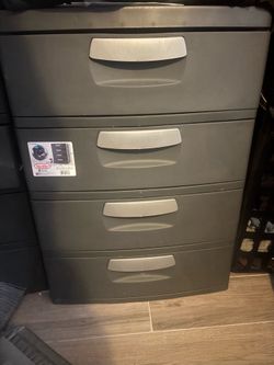 4 Drawer Durable Plastic Storage
