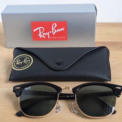 🔥 RB Club Style Sunglasses | Black & Gold | UV Protection | Includes Case & Box