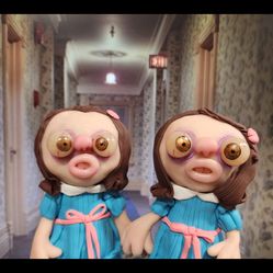 The shining twins sculptures Mealy Monsterland 