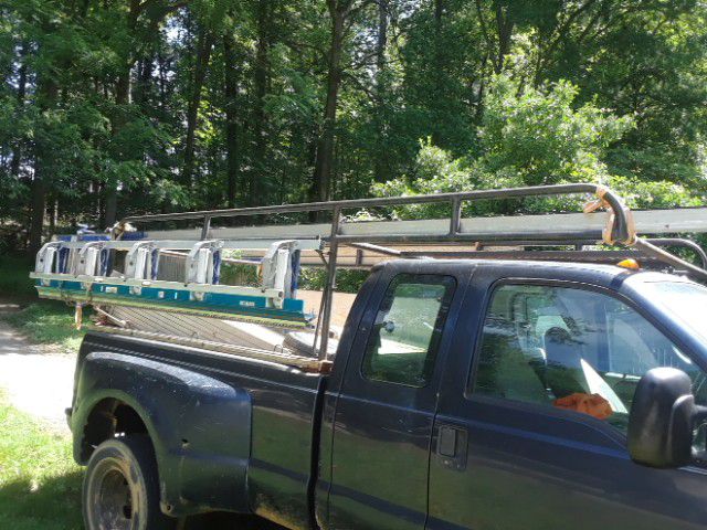 Solid Ladder rack porta escaleras. 8ft to Ford gmc chevi