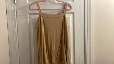 Women’s Beige Long Sleeve with exposed Shoulders