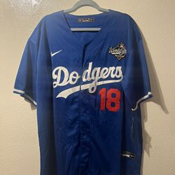 Dodger Jersey World Series Xxl