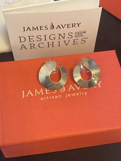 James Avery Retired 2025 Archives Hoopla Earrings Limited Release 925 Sterling Silver