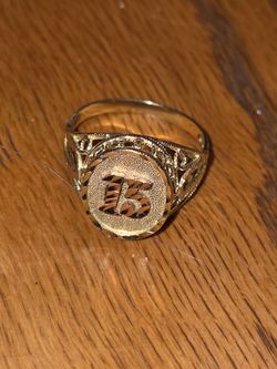 15th Birthday Ring