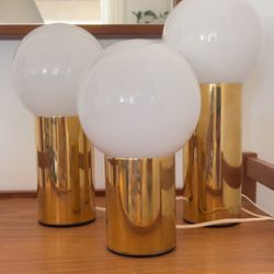 1970s Vintage Mushroom Lamps